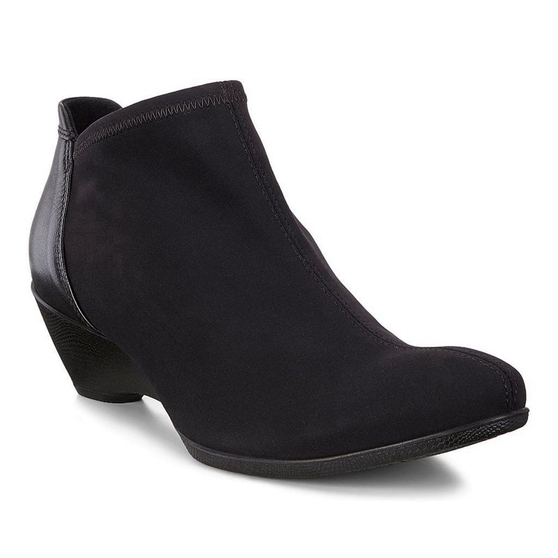 Botas De Tacones Ecco Sculptured 45 Para Mujer,Negras,162950-MGZ